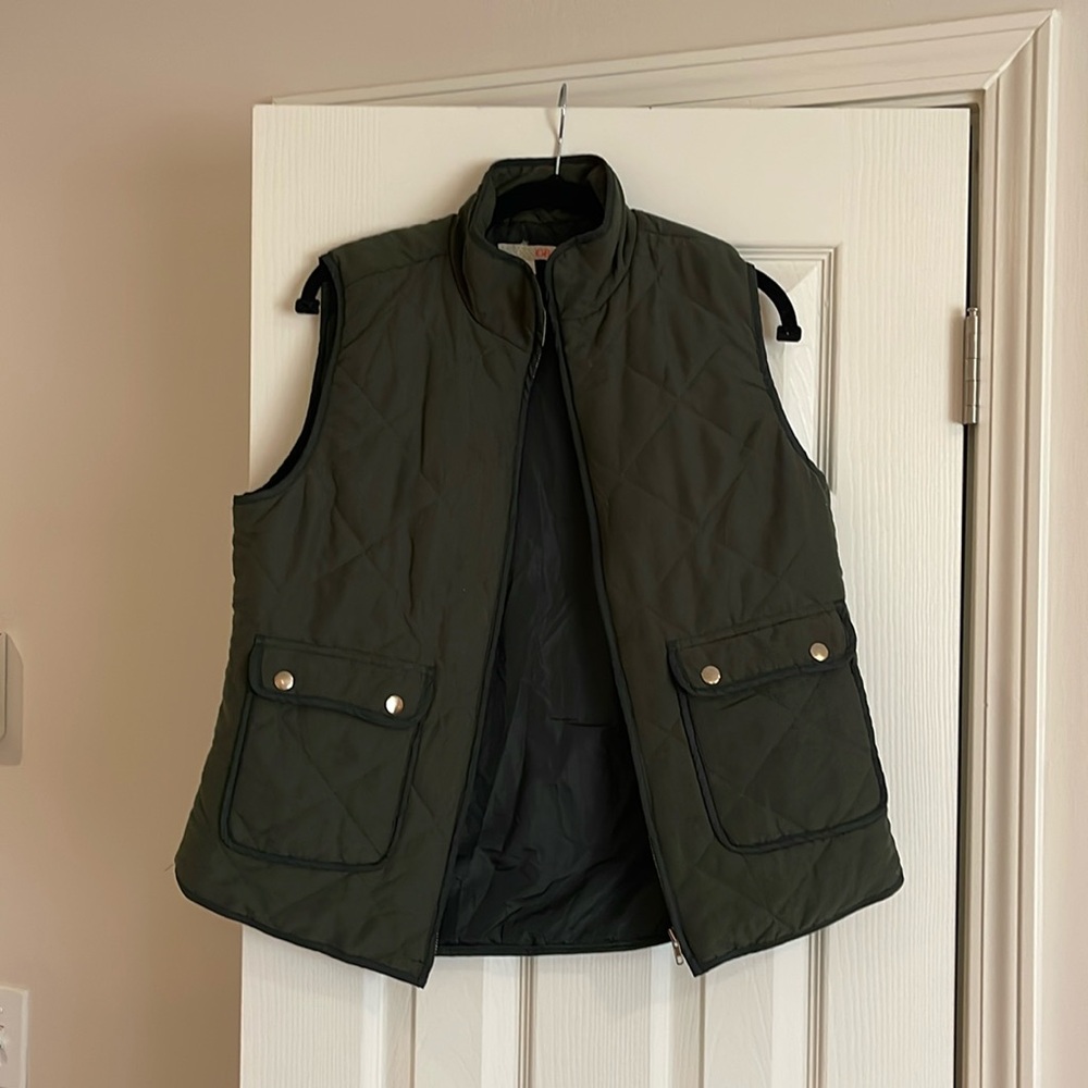 GB Quilted Green Vest